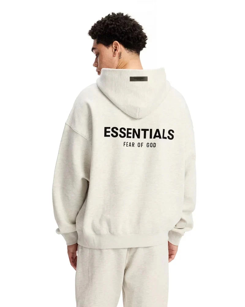 Fear of God Essentials Hoodie Light Oatmeal (2)