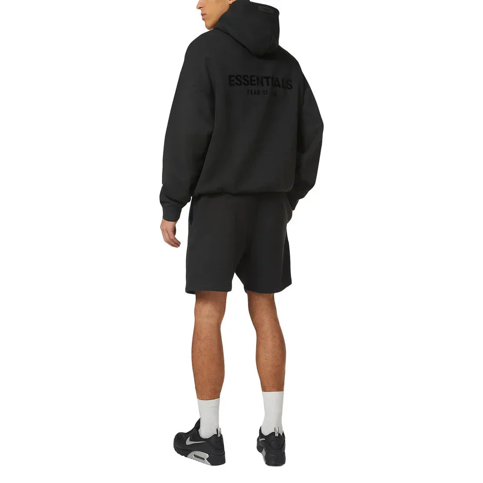 Fear of God Essentials Pullover Chest Logo Hoodie Stretch LimoBlack (8)