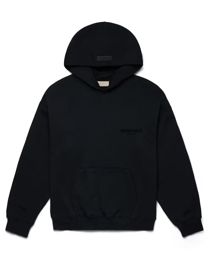 Fear of God Essentials Pullover Chest Logo Hoodie Stretch LimoBlack (1)