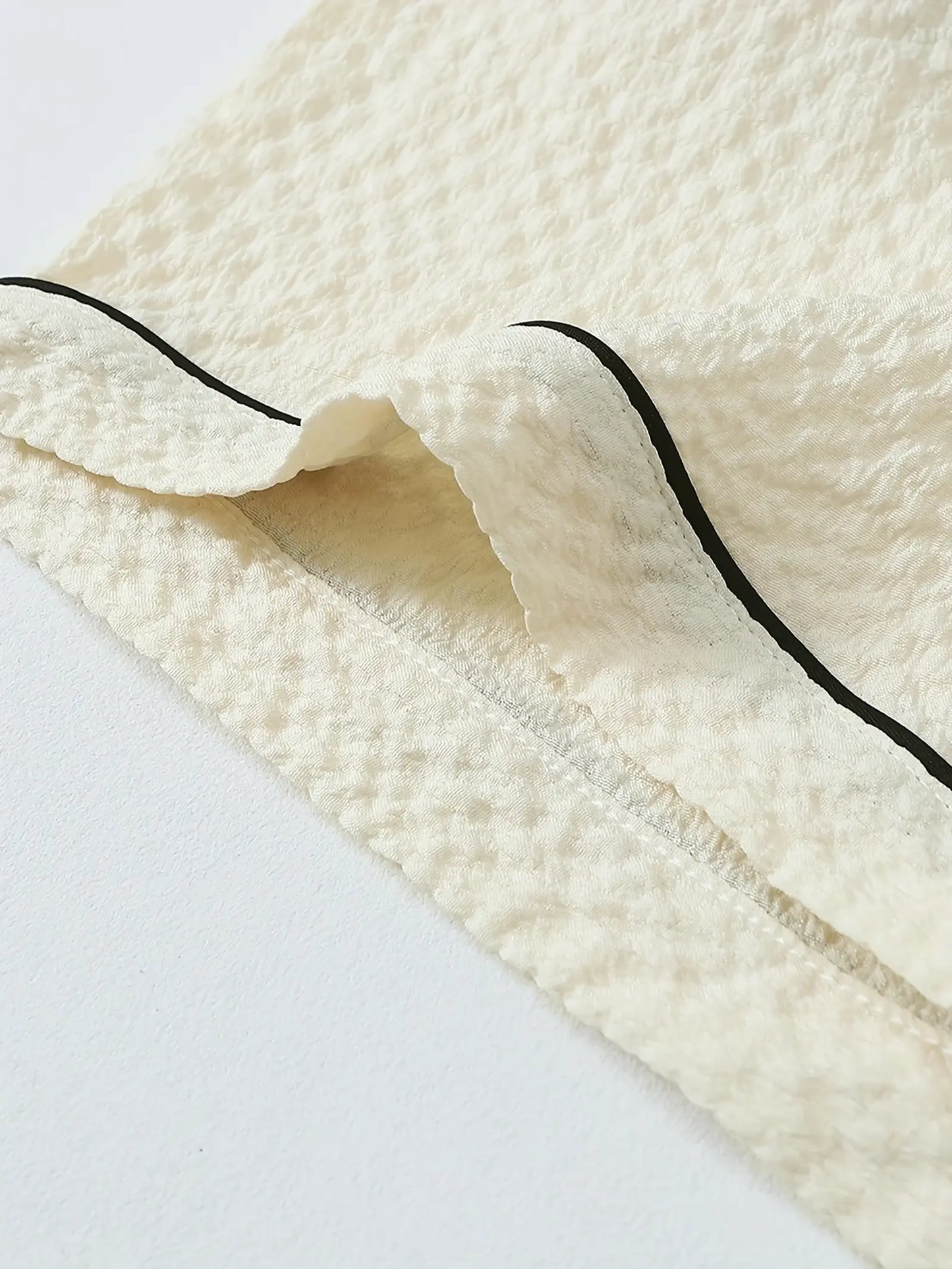 Heart-Shaped Embroidery Simple Pajamas Set (6)