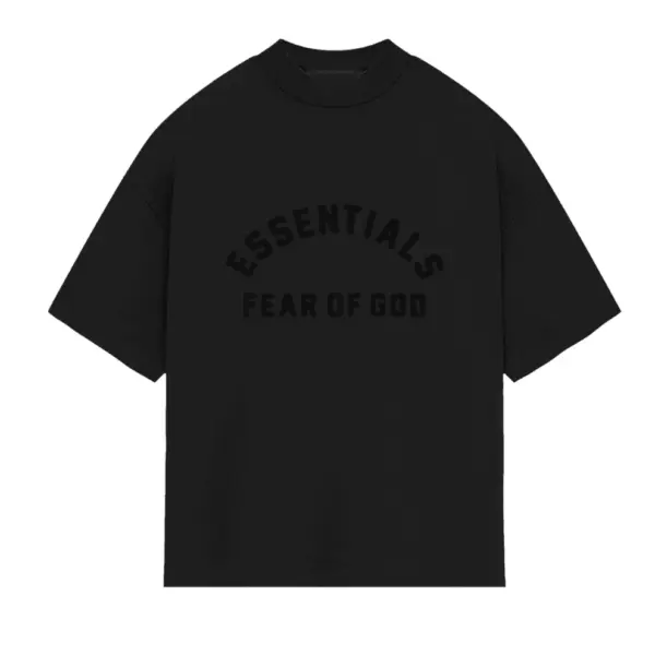 Fear of God Essentials Heavy Jersey Crewneck T-Shirt Jet Black