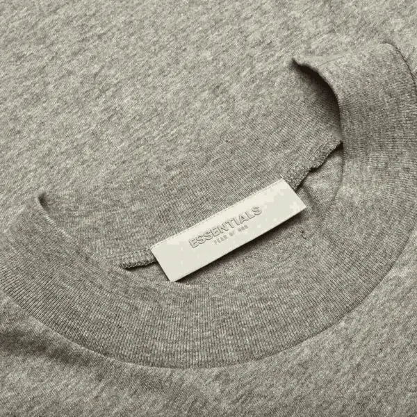 Fear of God Essentials Core Collection Tee Dark Oatmeal - Image 3