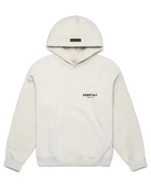 Fear of God Essentials Hoodie Light Oatmeal - Image 3