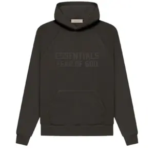 Fear of God Essentials Hoodie Off Black