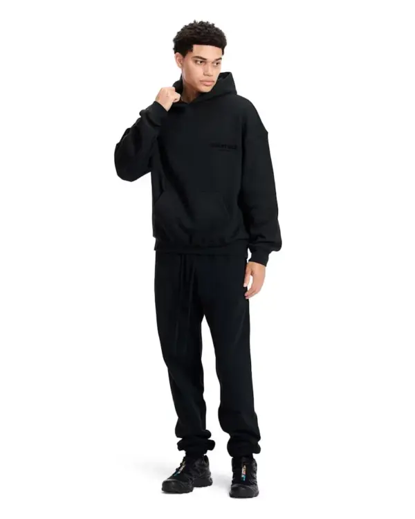 Fear of God Essentials Pullover Chest Logo Hoodie Stretch Limo/Black
