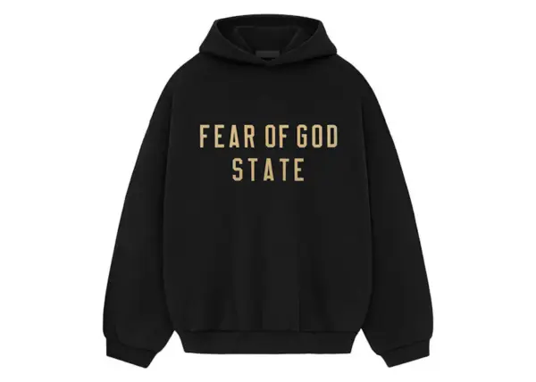 Fear of God Essentials Fleece Hoodie Black