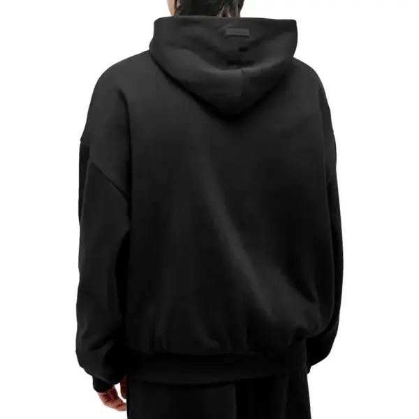 Fear of God Essentials Hoodie in Jet Black - Image 2