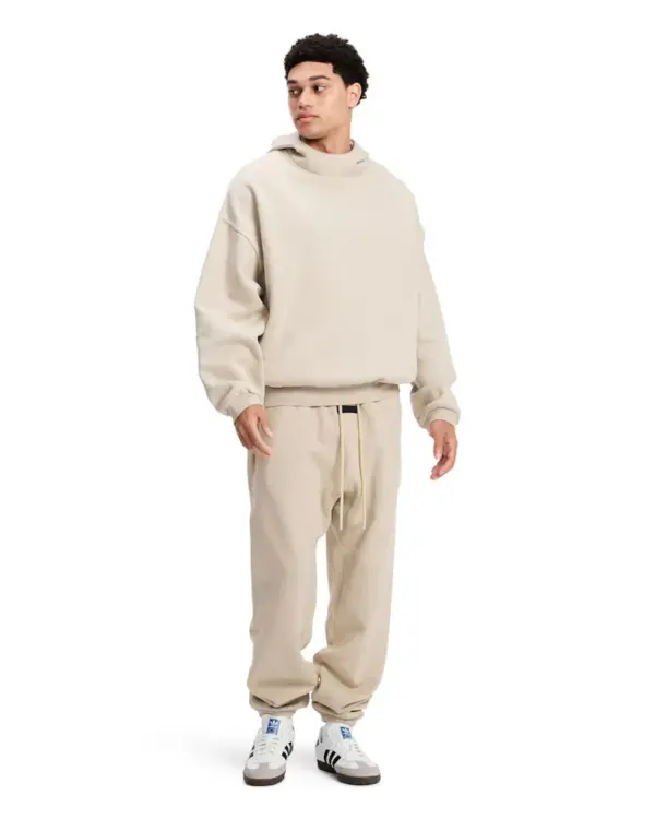 Fear of God Essentials Hoodie Core Silver Cloud (FW23) - Image 3