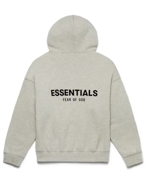 Fear of God Essentials Hoodie (2022) Dark Oatmeal - Image 6