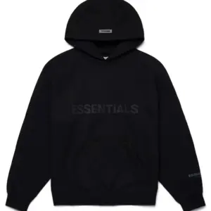 Fear of God Essentials Pullover Hoodie Applique Logo Dark Slate/Stretch Limo/Black