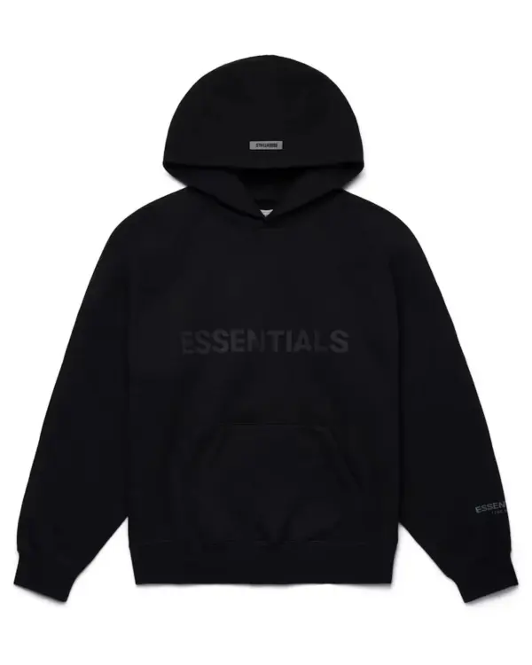 Fear of God Essentials Pullover Hoodie Applique Logo Dark Slate/Stretch Limo/Black