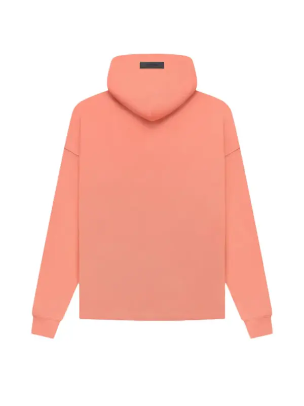 Fear of God Essentials Relaxed Hoodie Coral - Image 2