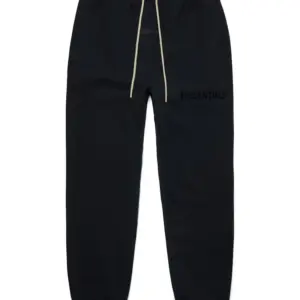 Fear of God Essentials Sweatpants Jet Black (SS24)