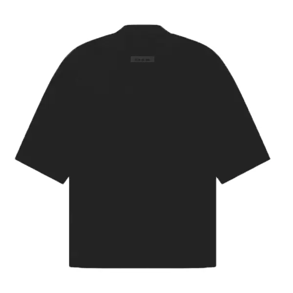 Fear of God Essentials SS23 Black Collection Tee Jet Black - Image 4